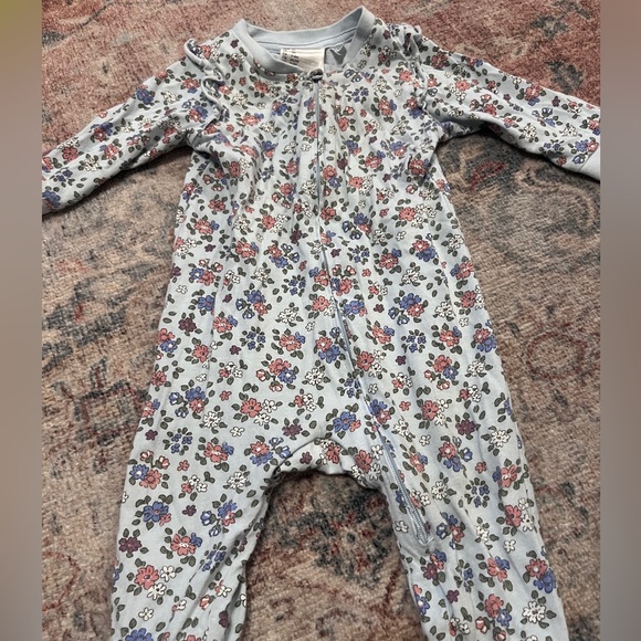 H&M 3-6 Month Floral Pajama Set - Picture 1 of 3